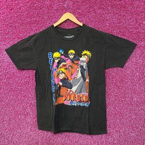 Naruto Shippuden Believe It Naruto Uzumaki Anime Tee L